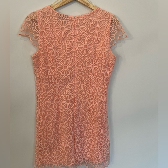 Peach flower dress size 8 - Picture 7 of 7